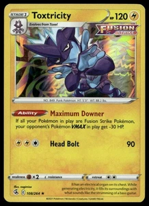 SWSH08: Fusion Strike #108/264 Toxtricity (108) - Picture 1 of 2