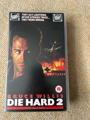 Die Hard 2 Die Harder VHS Video Cassette Tape  - Image 1 of 3