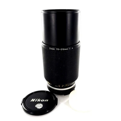 Nikon Series E 70-210mm f/4 Zoom Telephoto Lens w/ Caps Tested & Works - Image 1 of 4