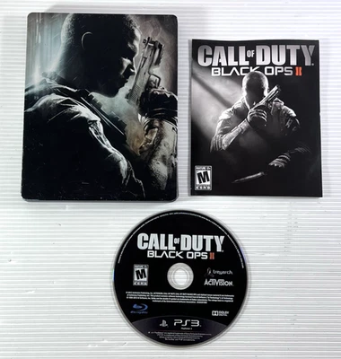Call of Duty Black Ops 2 II Steelbook Sony Playstation PS3 Collectors Edition - Image 1 of 4