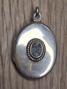 Vintage Sterling Silber Medaillon - Bild 1 von 4