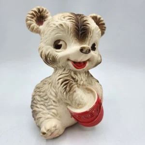 Edward Mobley De Colección 5" Chirrido Bebé Oso Miel Funciona Años 50 60 Goma - Imagen 1 de 7
