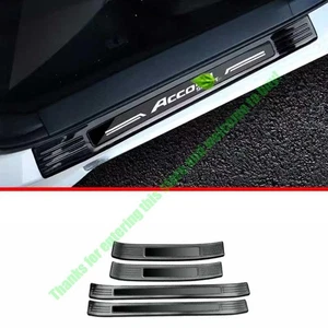 For Honda Accord 2023-2025 Black Door Sill Threshold Outer Protector Scuff Plate - Bild 1 von 4