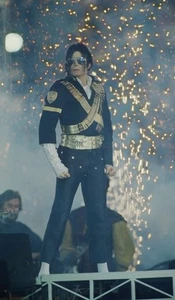 Michael Jackson diapositiva 35 mm originale 31 gennaio 1993 Superbowl 27 Halftime Show - Foto 1 di 2
