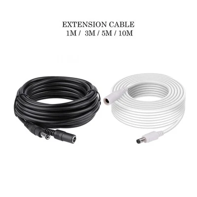 3M/5M/10M DC Power Supply Extension Cable 5V 9V 12V for CCTV Camera/DVR/PSU Lead - Image 1 of 4