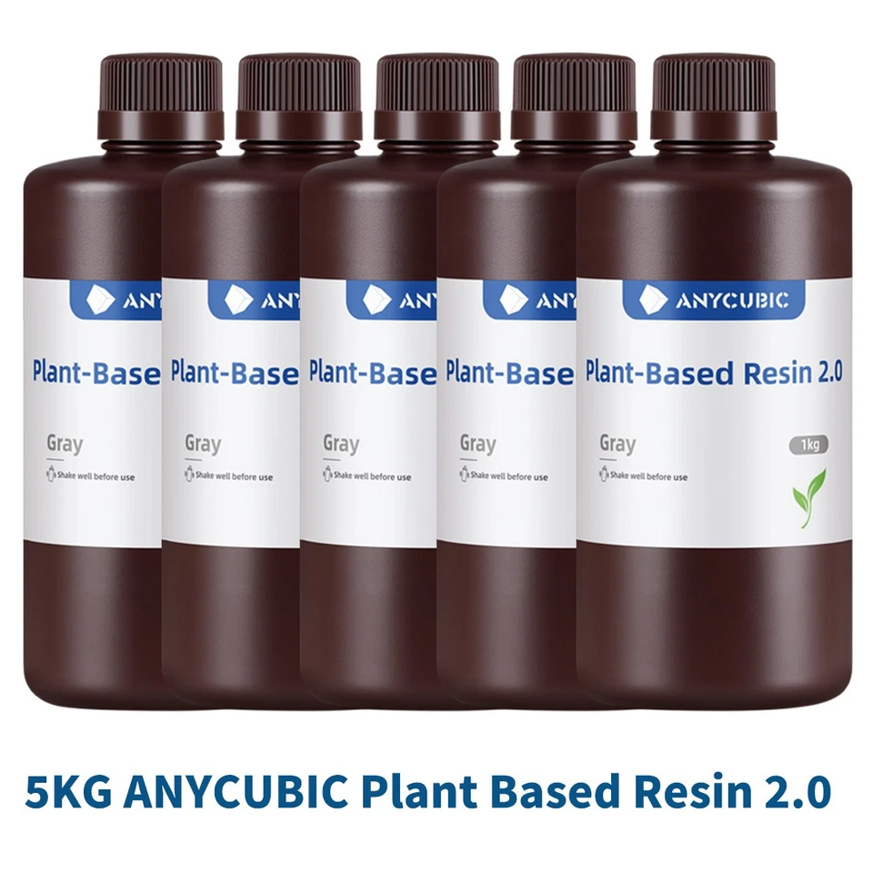 5-20KG ANYCUBIC Plant-Based Resin 2.0 ECO UV Résine 405nm pour Imprimante 3D LCD - Image 1 of 1