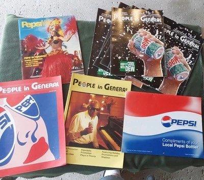 Vintage Pepsi-Cola 2009 Calendar + Pepsi world advertisement corporate magazine - Изображение 1 из 4