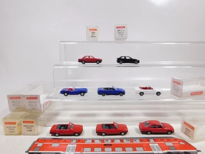 8X Wiking H0 1:87 BMW 320I 325I 520I 3ER Compact 507 Cabrio Mint Box #EE967-0,5 - Immagine 1 di 4