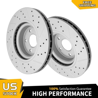 Rotores de freno delanteros perforados para Mercedes-Benz CLS500 CLS550 GLK250 GLK300 GLK350 Foto 1 de 4