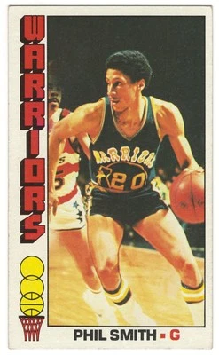 1976-77 TOPPS #89 PHIL SMITH GOLDEN STATE WARRIORS - Image 1 of 2