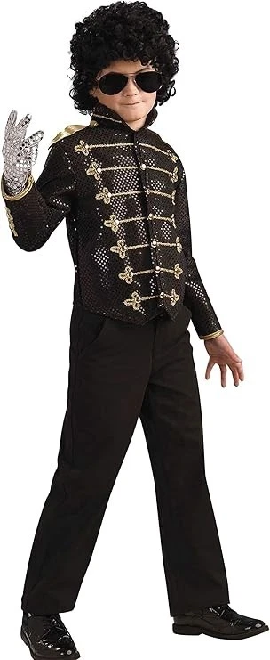 Rubíes Michael Jackson Niño De Lujo Chaqueta Militar Disfraz Halloween, Grande Foto 1 de 1