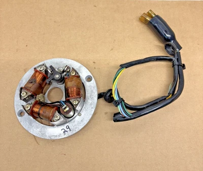 Motor Yamaha HT1 90 Magneto / Bobinas / Estator / Conjunto de sincronización / FUNCIONA (1971) Foto 1 de 4