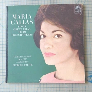 MARIA CALLAS SINGS ARIAS FROM FRENCH OPERAS-ORIGINAL ANGEL RECORDS VINYL-USED - Picture 1 of 9