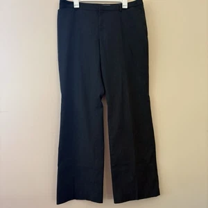 Coldwater Creek Black Wide Leg Dress Pants Stretch Lined Career Trousers Size 14 - Picture 1 of 4