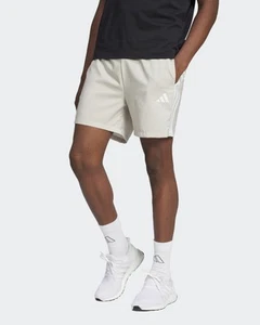 Pantaloncini Shorts UOMO Adidas Essentials 3 Stripes Chelsea Woven Beige - Imagen 1 de 10
