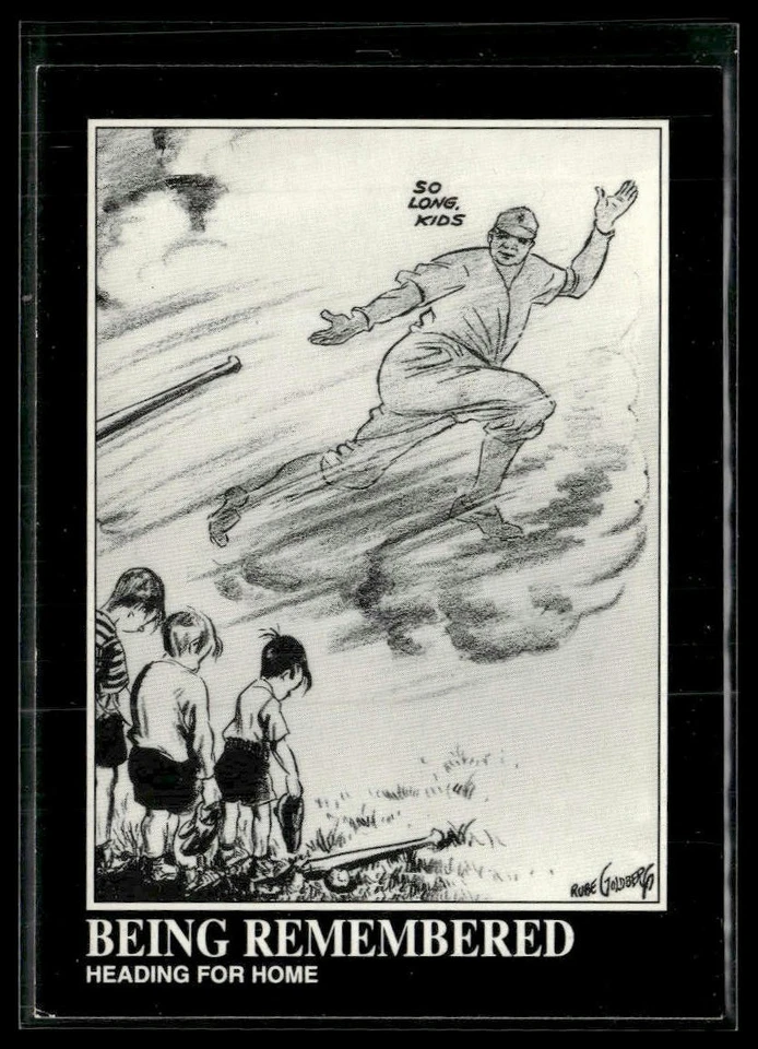 1992 Megacards Babe Ruth #162 Being Remembered Heading for Home The Babe Passe - Image 1 of 2