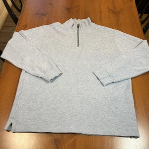 Rodd & Gunn Sweater Mens XL Gray Half Zip Pullover 100% Australian Cotton Casual - Picture 1 of 10