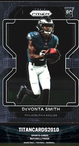 DeVonta Smith 2021 Panini Prizm Rookie RC Philadelphia Eagles #335 - Foto 1 di 2