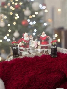 Hawthorne Village Refreshing Your Holidays Coca-Cola Santa Ornament Set With COA - Picture 1 of 10