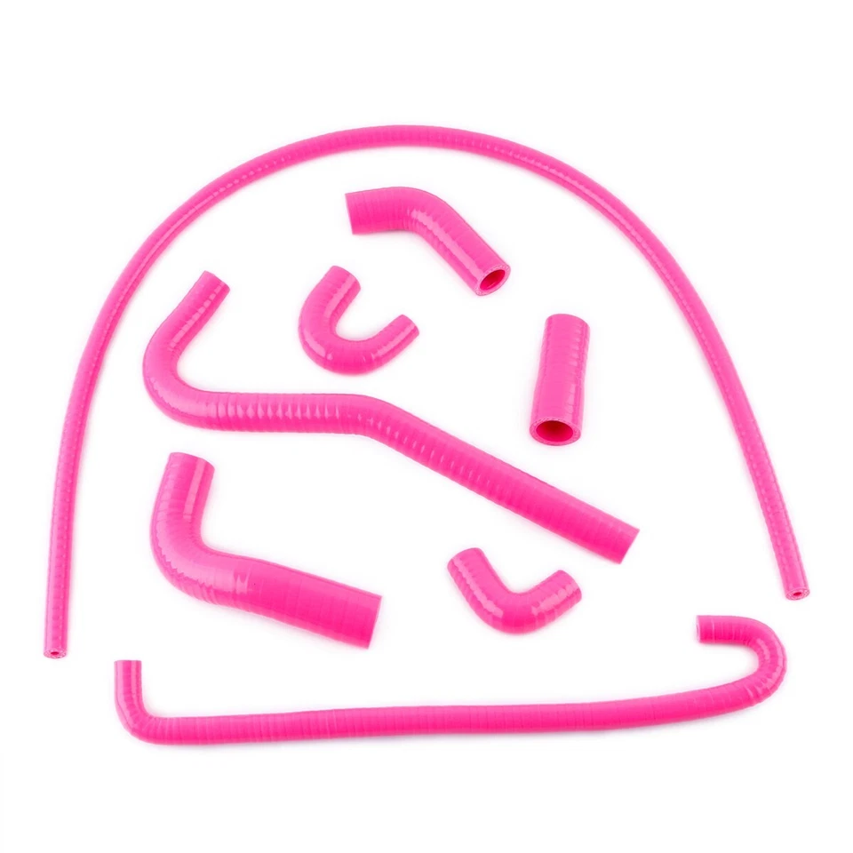 Pink Silicone Radiator Coolant Hoses For 2013-2017 Kawasaki Ninja 300 EX300A - Imagem 1 de 4