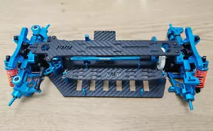 1/10 Alloy Upgrade RC Chassis for Tamiya TT02 Shaft Drive Touring Car Frame Kit - Picture 1 of 7