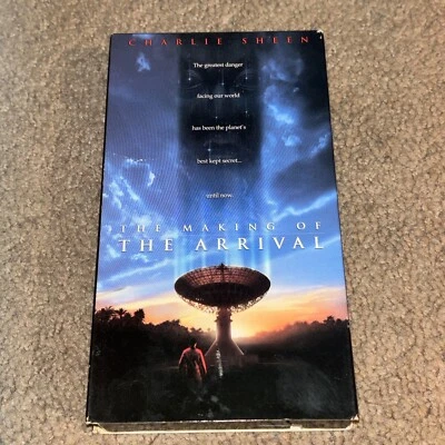 The Making Of The Arrival VHS VCR Video Tape Used Charlie Sheen Sci Fi EUC - Image 1 of 4