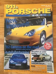 911 & Porsche World magazine #90 SEPTEMBER 2001 Very Good Condition - Picture 1 of 2