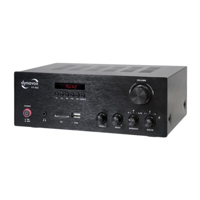 Dynavox VT-80 Stereo Kompakt-Verstärker **Bluetooth-, USB- und SD-Karteneingang* - Bild 1 von 4