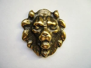 Nietverzierung, Löwenkopf, altmessing - Picture 1 of 1