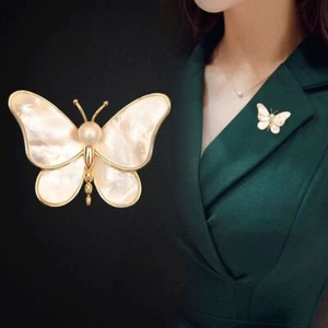 Mujeres Dama Elegante Concha Mariposa Moda Joyería Boda Fiesta Nupcial - Imagen 1 de 7