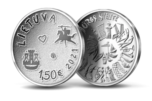 LITHUANIA 1.50 Eur Commemorative Coin (2021) dedicated to the Sea Festival UNC - Picture 1 of 1