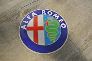 ALFA Romeo Logo Emblem Aufkleber 10cm 1980er Automobilia Oldtimer Auto Car - Bild 1 von 1