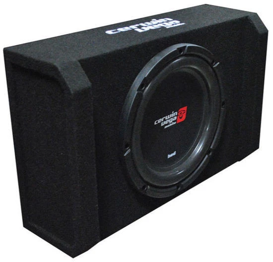 Caja de subwoofer de montaje poco profundo sellada única de 10" CERWIN-VEGA 1000 W | H7SE10 Foto 1 de 1