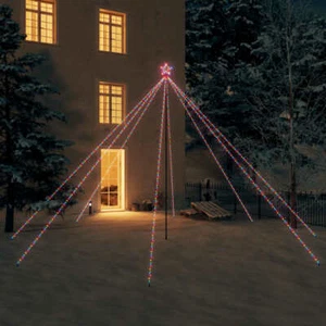 Christmas Tree Lights Indoor Outdoor 800 LEDs Colorful 16 ft vidaXL - Picture 1 of 8