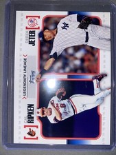 2010 Topps - Legendary Lineage #LL17 Derek Jeter Cal Ripken Jr