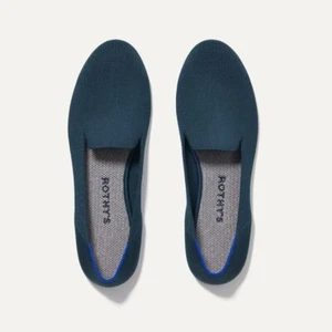 Rothy's The Loafer In Navy Slip On Shoes Women's Size 11.5 New - Picture 1 of 6