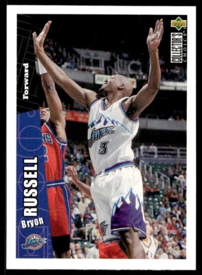 1996-97 Collector's Choice Bryon Russell Utah Jazz #343 - Image 1 of 2