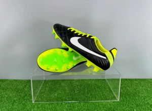 Nike Tiempo Legend IV FG 454316-013 ACC US7 UK6 Black boots Cleats mens Football - Picture 1 of 13