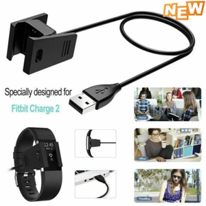 Charger For Fitbit CHARGE 2 Activity Wristband USB Charging Cable Cord Wire NEW - Picture 1 of 12
