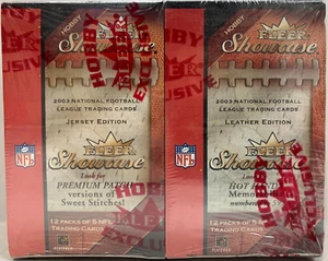 2003 FLEER SHOWCASE NFL FOOTBALL HOBBY BOX 24 PACKS CARLSON PALMER RC NEW SEALED - Picture 1 of 2