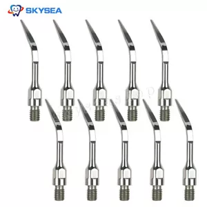 10*Ultrasonic Piezon Scaling Insert Tips GS3 fit SIRONA PE1 Scaler Handpiece SH - Picture 1 of 5