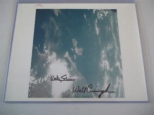 Apollo 7 Autographed by Schirra/Cunningham, Vintage NASA Red Serial Number Photo - Picture 1 of 2