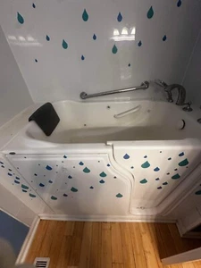 Walk in jacuzzi tub. Purchased A House With One And Do Not Need It. - Picture 1 of 4