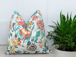 Decorative cushion cover , Multicolored Floral 45x45cm - Picture 1 of 8