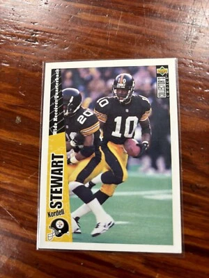 Kordell Stewart 1996 Collector’s Choice #161 Pittsburgh Steelers Football Card - Image 1 of 2