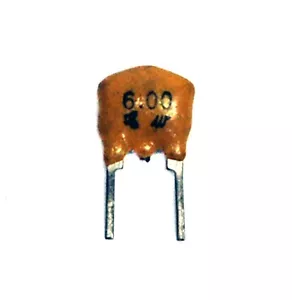 100pc DIP Ceramic Resonator 6.000MHz 6.00MHz 6Mhz pitch= 5mm RoHS LT Taiwan - Picture 1 of 2