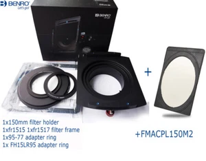 Benro FH150M2S4 Filter Holder & 150mm CPL Kit For SIGMA 12-24mm f/4 DG HSM Art - Picture 1 of 10