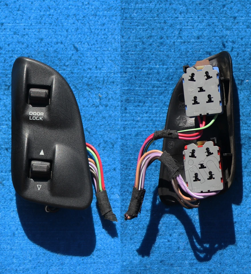 Dodge Ram 1500 2500 3500 1994-1997 OEM pasajero lado derecho interruptor de ventana eléctrica Foto 1 de 1