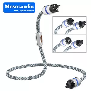 1.8M OFC Kupfer 10AWG Stromkabel US/EU/ AU Stecker Versorgungskabel IEC-Stecker - Picture 1 of 20