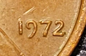 1972 Lincoln Cent With A DDO. Free Shipping. - Picture 1 of 6